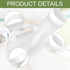 Leakproof Portable Urinal 1000ML Unisex Urinals Toilet Bottle Spill Proof with Screw Top Lid Female Urine Bottles for Car Travel Elderly