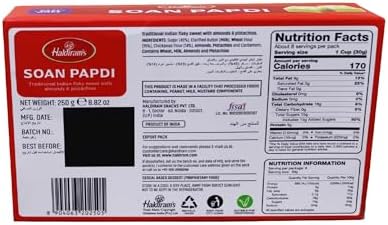 Haldirams - Soan Papdi 250Gms, Sweet, 8.75 Ounce