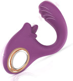 Quiet Powerful 10 Modes Small Silicone Massage Rod Portable & Handheld Personal Tool for Quick Relaxation SF02EDC