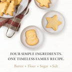 Walker's Shortbread Assorted Festive Shaped Cookies, Pure Butter Shortbread Cookies, 6.2 Oz (Pack of 4)