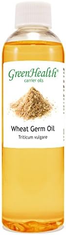 Wheat Germ Oil – 100% Pure & Natural Carrier Oil, Cold Pressed & Unrefined – 4 fl oz Clear Plastic Jug – for DIY Skincare, Hair Care, Massage