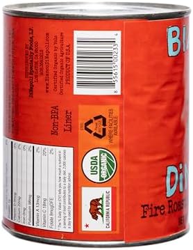Bianco Dinapoli, Organic Fire Roasted Chopped Tomatoes, 28 Ounce
