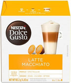Nescafe Dolce Gusto Latte Macchiato Coffee, 16 Capsules/Box (NES27326)