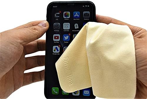 Earnestine 10 Pack 6" x 7" Premium Thick Microfiber Eyeglasses Cleaning Cloth for Glasses,Safe No Color Bleeding Eyeglass Cloth, Soft Microfiber Eyeglass Cloths,Lint Free Lens Cloth