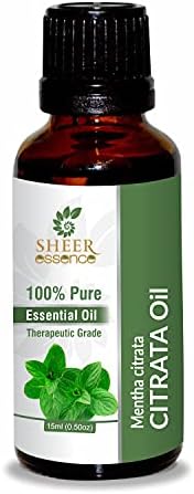Citrata Oil (Mentha Citrata) Essential Oil 100% Pure Natural Undiluted Uncut Therapeutic Grade Oil 3.38 FL.OZ