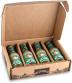 Melinda’s Original Habanero Hot Sauce - Gourmet Habanero Sauce - Made with Fresh Peppers, Carrots, Onion, Vinegar & Garlic - Keto, Vegan, Gluten Free - 5oz, 4 Pack