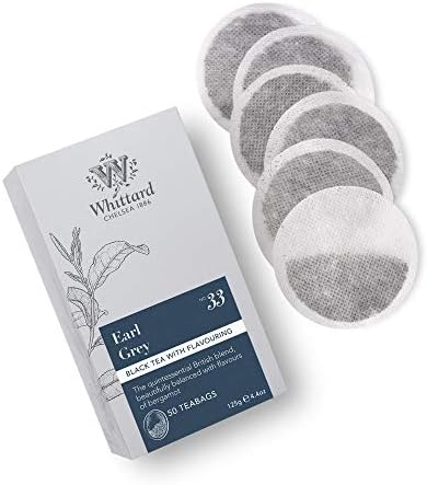 Whittard Tea Earl Grey 50 Traditional Teabags 125g