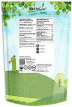 Food to Live Organic Whole Wheat Couscous, 1 Pound – Non-GMO, Kosher, Raw, Vegan, Bulk