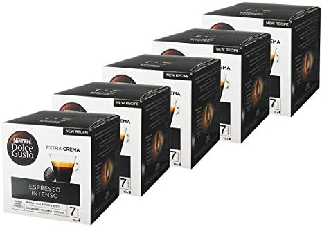 Nescafé Dolce Gusto Espresso Intenso, Pack of 5, 5 x 16 Capsules