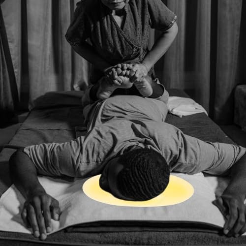 FRCOLOR Spa Silicone Face Down Pillow U-Shaped Massage Cushion 11.81X10.62X0.78In Washable Reusable Face Cradle Pillow for Beauty Salon Spa Relaxation Support