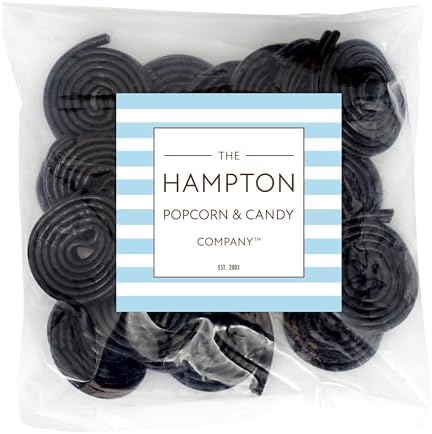 Broadway Black Licorice Wheels Candy, 8 Ounce Bag, Licorice Wheels Candy