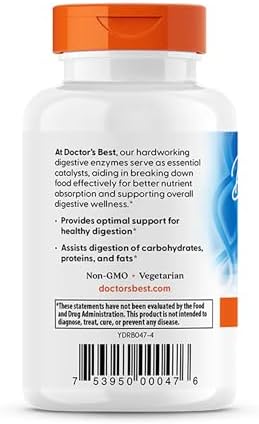 Doctor's BEST, (2 Pack Digestive Enzymes, 90 Veggie Caps
