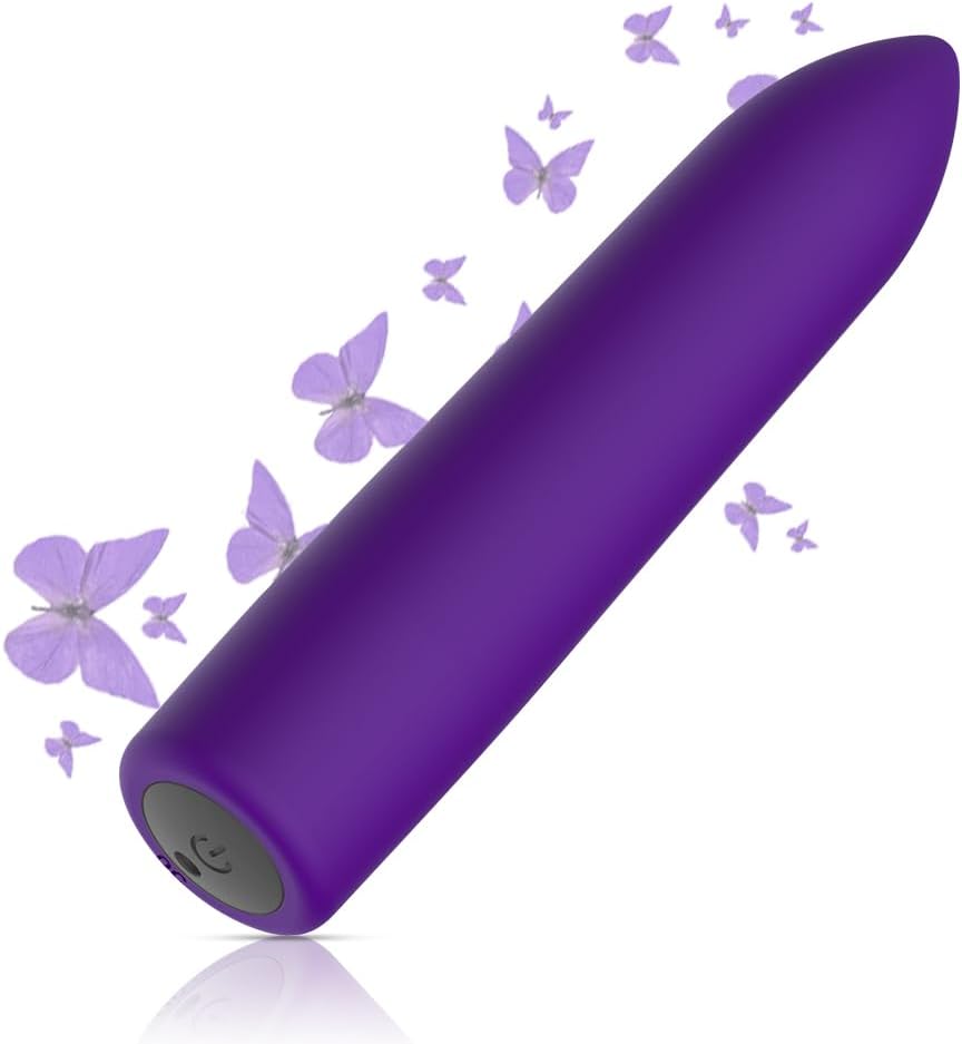 Waterproof 10 Modes Quiet Powerful Handheld Electric Bullet Tool，Bullet Massage Rod Travel Portable Silicone Massage Ball for Women PZ33011
