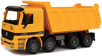 Toy To Enjoy Construction Toys - Excavator & Dump Truck Toy for Kids (Set of 2) – Moveable Claw & Lifting Back – Garbage Truck & Bulldozer Digger – Construction Vehicles for Boys & Kids