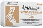 Mueller TapeWrap Premium Beige - 5cm x 5.4m Pack of 24 Rolls