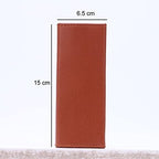 1 Piece PU Leather Empty Tweezers Storage Bag Eyelash Extensions Multi-pockets Travel Case for Eyelash Grafting Extension Tweezers (Brown)