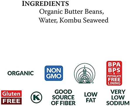 Eden Organic Butter Beans, 15 oz Can