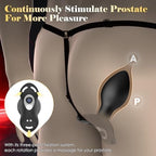 Rumpo Prostate Massager Anal Plug Vibrator, Remote Control Male Sex Toy Wearable Butt Plug Vibrating with 10 Vibration & Rotating Modes, Hands Free Bondage Gear for Man Women & Couples