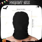 Full Face Mask Halloween Hood Mask Faceless Unisex Masquerade Costume Accessory