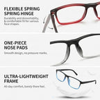 3 Pack Reading Glasses for Men, Blue Light Blocking Computer Readers (1.0-4.0)