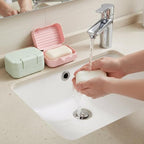 3 Pack Portable Bar Soap Holder Plastic Soaps Dish with Lid Cover Travel Soap Container Leakproof Storage Container Soaps Box for Bathroom Shower Kitchen Sink Travel Camping Hiking Gym Outdoor