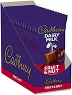 CADBURY DAIRY MILK Fruit & Nut Milk Chocolate Candy Bars, 3.5 oz (14 Count)