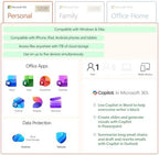 Microsoft 365 Personal | 12-Month Subscription | 1 Person | Premium Office Apps: Word, Excel, PowerPoint and more | 1TB Cloud Storage | Windows Laptop or MacBook Instant Download | Activation Required