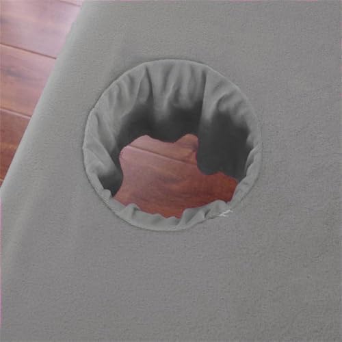 190x80cm Thick Velvet Washable Massage Bed Cover with Face Hole,Elastic Cord Edge All-Round Wrap Professional Soft Bed Healty Beauty with Face Hole Comfortable Sheets