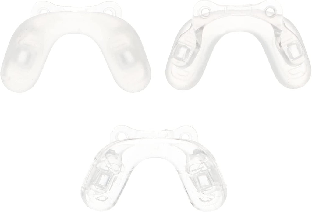 VIORNO Glasses Legs,Eyeglass Legs, 3pcs Eyeglasses Nose Pads Glasses Bridge Strap Retainers Saddle Bridge Screw- in Eyeglasses Nose Piece Anti- Slip Replacement Silicone Nosepads