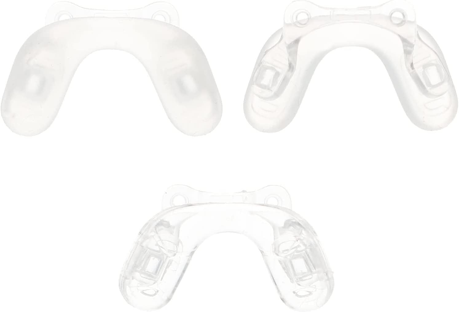 VIORNO Glasses Legs,Eyeglass Legs, 3pcs Eyeglasses Nose Pads Glasses Bridge Strap Retainers Saddle Bridge Screw- in Eyeglasses Nose Piece Anti- Slip Replacement Silicone Nosepads