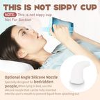 Dysphagia Regulating Drinking Cup for Swallowing and Disorders People,Dispenses 5cc or 10cc of Liquid Each Time,Helps to Prevent Choking