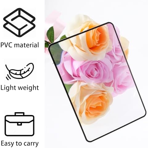 4 Pcs Page Magnifying Sheet 3X 5X Clear Lightweight Magnifier Flat Plastic Optical Fresnel Lens Handy Card Size Magnifier Bookmark for Seniors Reading Small Prints People with Low Vision