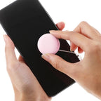 STOBOK 4pcs Macaron Screen Cleaners Eyeglass Lens Portable Phone Screen Cleaners Keychain Screen Cleaning Brush Computer Glasses Cleaner Cloth (Random Color)