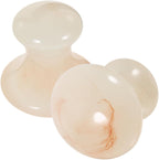 FRCOLOR 2Pcs Mushroom Massager for Face Gua Sha Facial Tools Smooth Skin Scraping Massager for Spa Home and Office Use Resin Massage Tool Present for Friends and Family