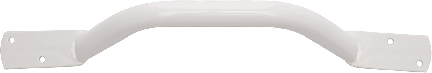 HOMECRAFT Epoxy Coated Angled Steel Grab Rail, Safety Support Rail, Home Assist Handle for Bathtub, Shower, & Steps, Indoor/Outdoor Use, Disabled Grab Bar, 44.5 cm (Eligible for VAT Relief in The UK)