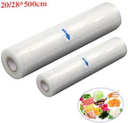 KOMBIUDA Heavy Duty Embossed Vacuum Storage Bags Bag Air-removal Channels for Food Collectibles and Documents and