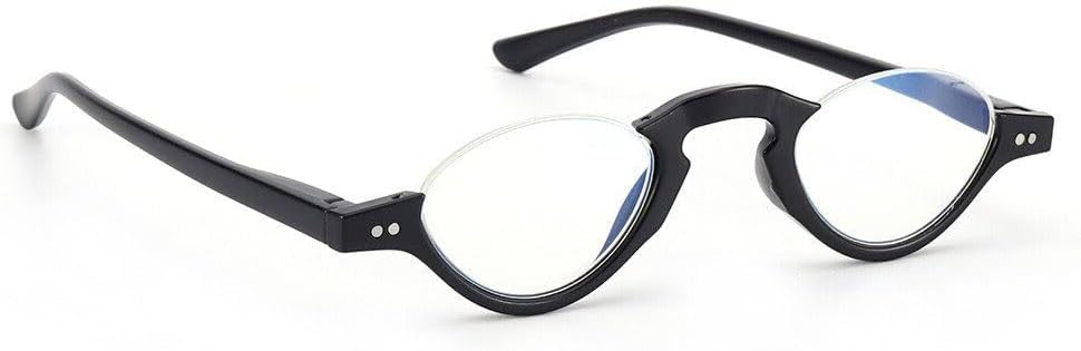 Half-moon Reading Glasses Retro Half Frame Computer Readers Presbyopic Glasses For Women Men Blue Light Blocker