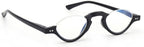 Half-moon Reading Glasses Retro Half Frame Computer Readers Presbyopic Glasses For Women Men Blue Light Blocker