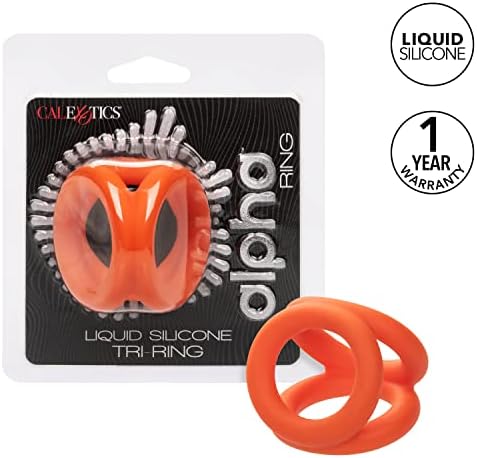 CalExotics Alpha Liquid Silicone Tri-Ring Cock Ring for Men- SE-1492-36-2