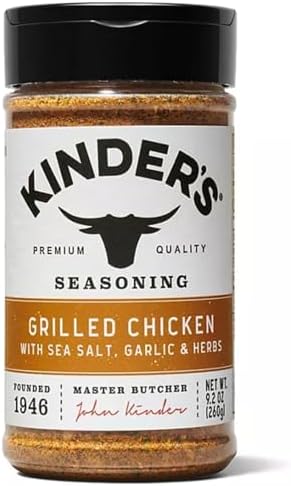Hgu Seasonings Pantry Essentials Kinders (9.2oz, Kinder's Grilled Chicken Seasoning 9.2 oz.)