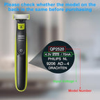 LIANSUM 4.3V Charger Compatible with Philips Norelco One Blade Trimmer QP2520 OneBlade QP2522 QP2515 MG3740 MG3720 QG3330 Hybrid Electric Shaver Power Adapter A00390 Power Cord (Fits QP2520 Only)
