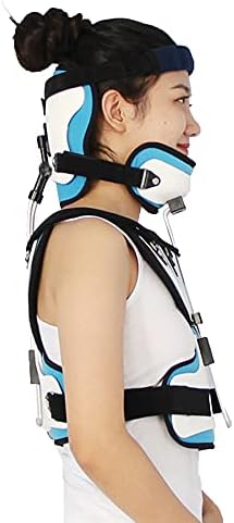 Adjustable Cervical Thoracic Orthosis Fixation Cervical Vertebra Rehabilitation Support for Post Trauma Arthritis Acute Pain Surgery Fractures Fixation Rehabilitation Fracture Support