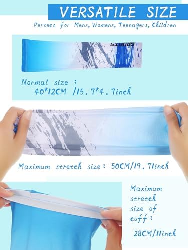 10 Pairs Sun Protection UV Arm Sleeves Cooling Anti Slip Compression Sleeves Sports Polyester Cycling Covers