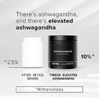 Toniiq Ashwagandha - Ultra High Potency 20:1 Extract with 10% Withanolides - Wild Harvested in India - Highly Concentrated - Third-Party Lab Tested - 90 Capsules