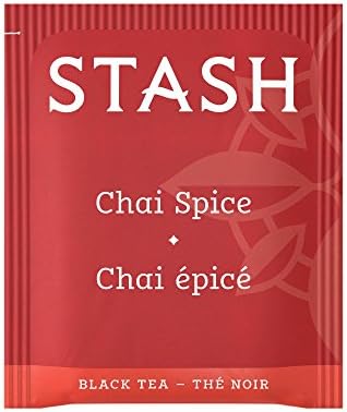 Stash Tea Chai Spice Black Tea, 6 Boxes with 20 Tea Bags Each (120 Tea Bags Total)