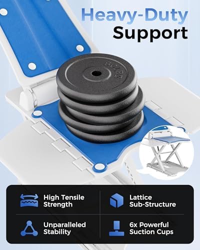 Electric Chair Lift - Floor Lift for Elderly Falls, Support Up to 308 LB, IPX8 Waterproof Bath Lift, Foldable & Wireless Rechargeable Design, Quick-Rise Assist for Disabled