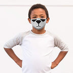WEDDINGSTAR 3-Ply Kid's Washable Cloth Face Mask Reusable and Adjustable with Filter Pocket
