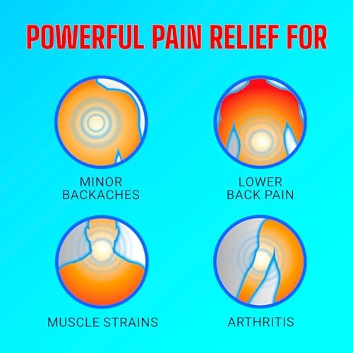 Icy Hot Original Pain Relief Patch, XL Size Comfortable Fabric Patches with Menthol 5%, Ice and Heat Contrast Therapy for Large Areas Including Backaches, Joints, Muscle Strains and Arthritis, 3 ct.