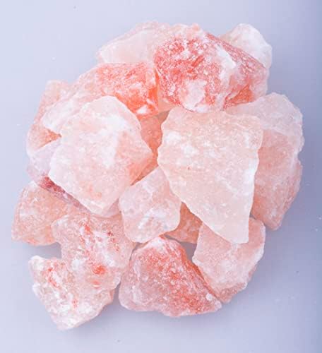 Himalayan Pink Salt Chunks 100% Natural Solid Mineral Rock Salt Chunks 1.2 to 2 Inches |1.9 Lbs Bag of Chunks