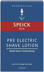 Speick Men Pre Electric Shave Lotion with Relaxing Lavender Oil and a Blend of Essential Oils, Natural Vegan Skin Care, 3.4 Fluid Ounces